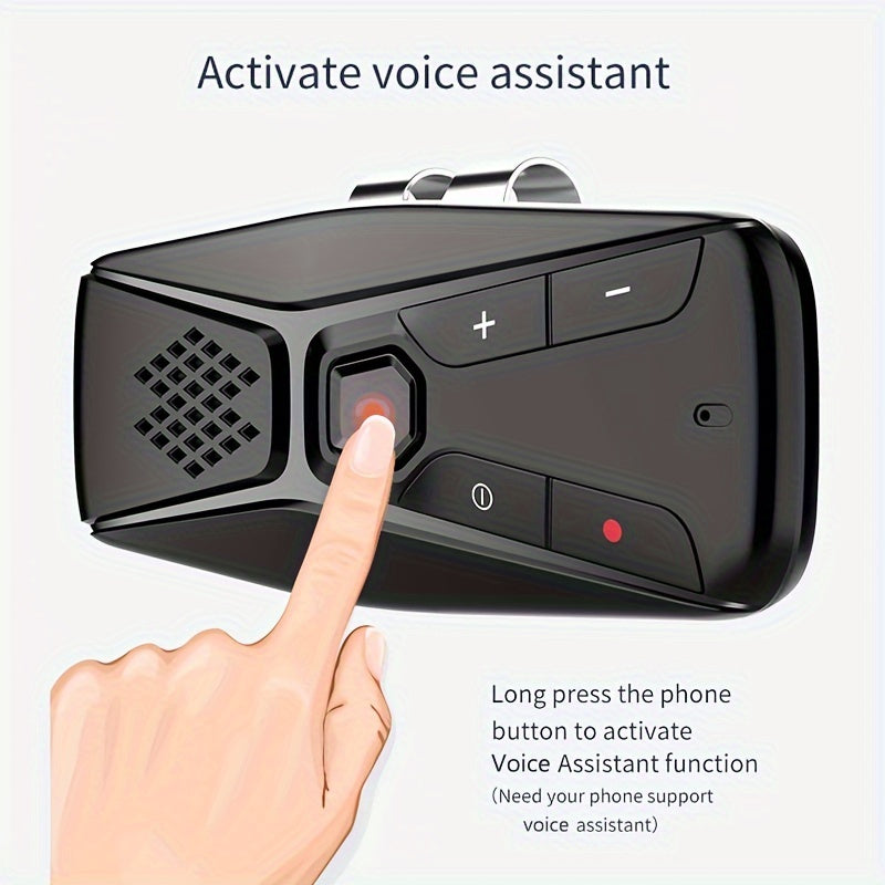 Wireless Car Kit Handsfree Speakerphone with Microphone Auto Connect