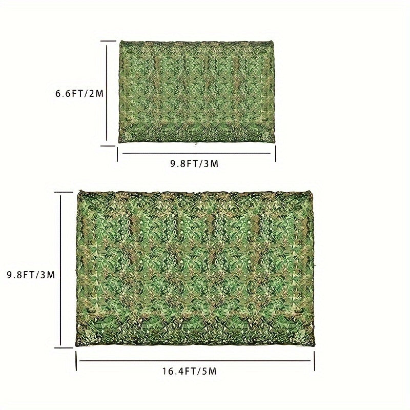 Camouflage Hunting Backstop Net and Ghillie Suit Curtains for Camping and Outdoor Activities