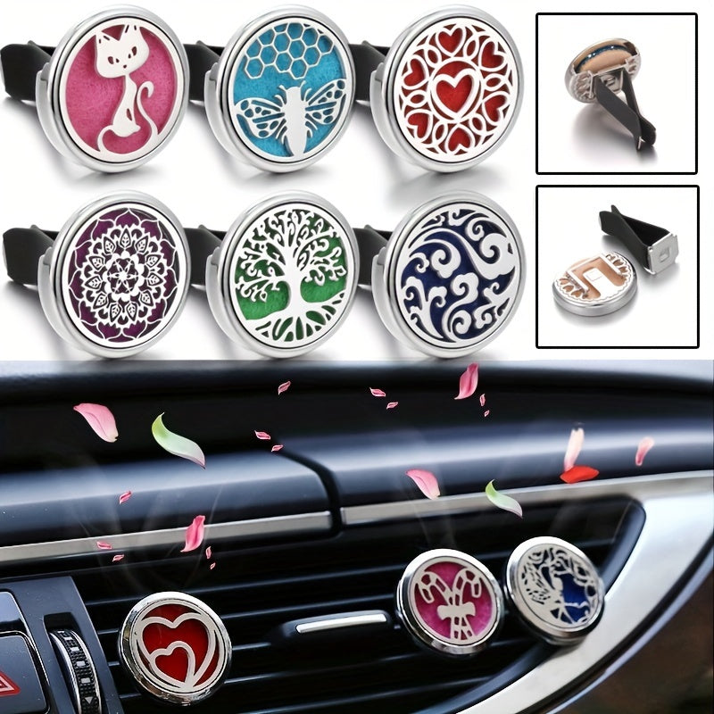 Car Interior Air Freshener Clip Aromatherapy Diffuser Car Vent Clip with Pads