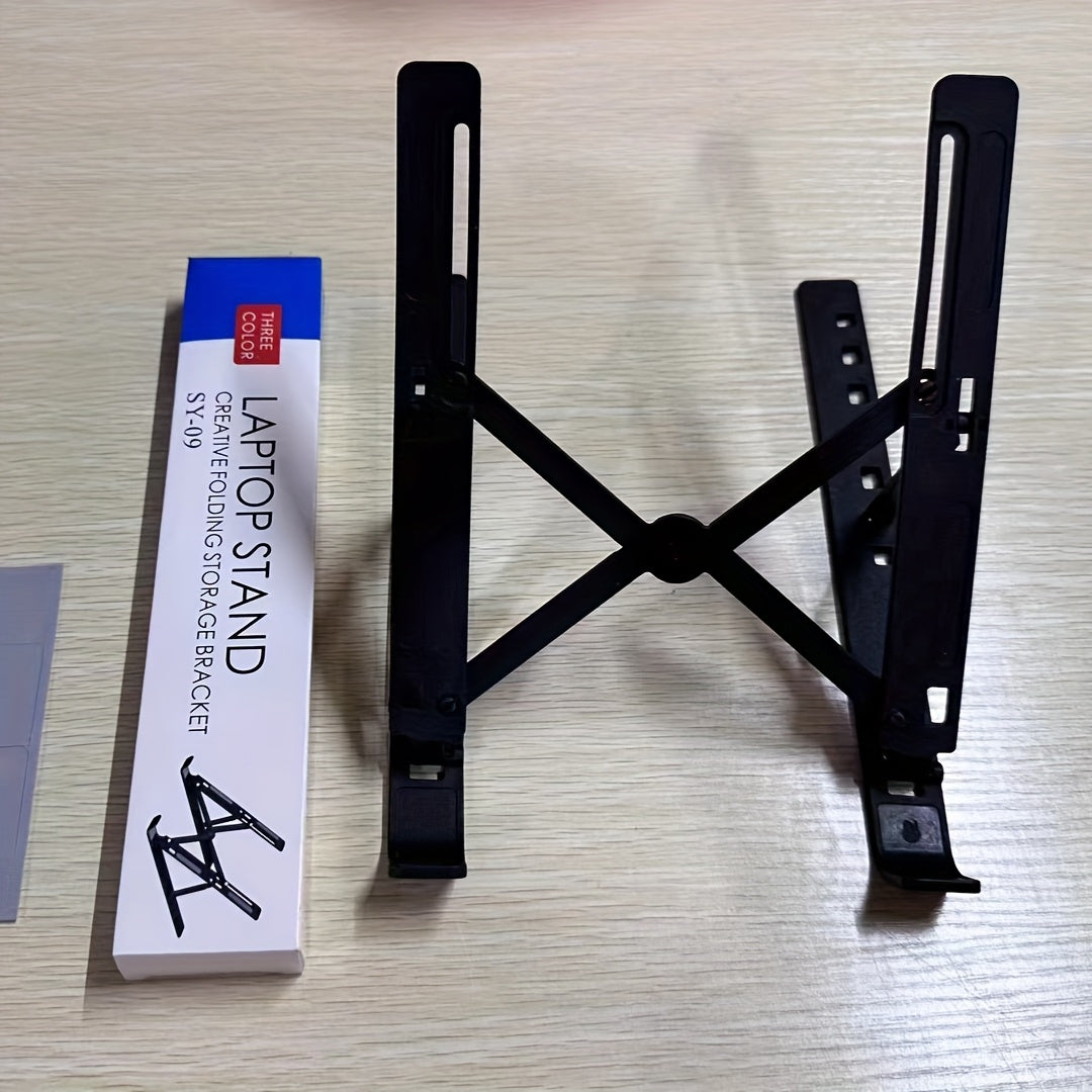 Portable ABS Laptop and Tablet Stand with Adjustable Height Foldable Non-Slip