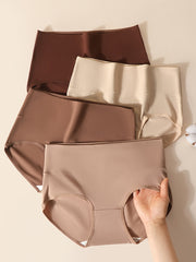 4-Pack Seamless High Waist Women's Briefs Breathable Comfortable Lingerie