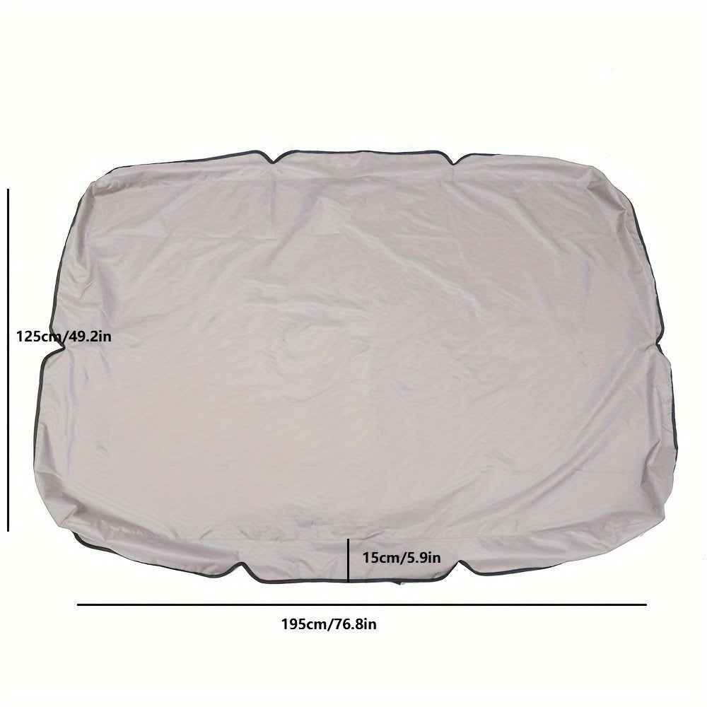 Waterproof Sun-Resistant Patio Swing Canopy Cover 190T Polyester Taffeta