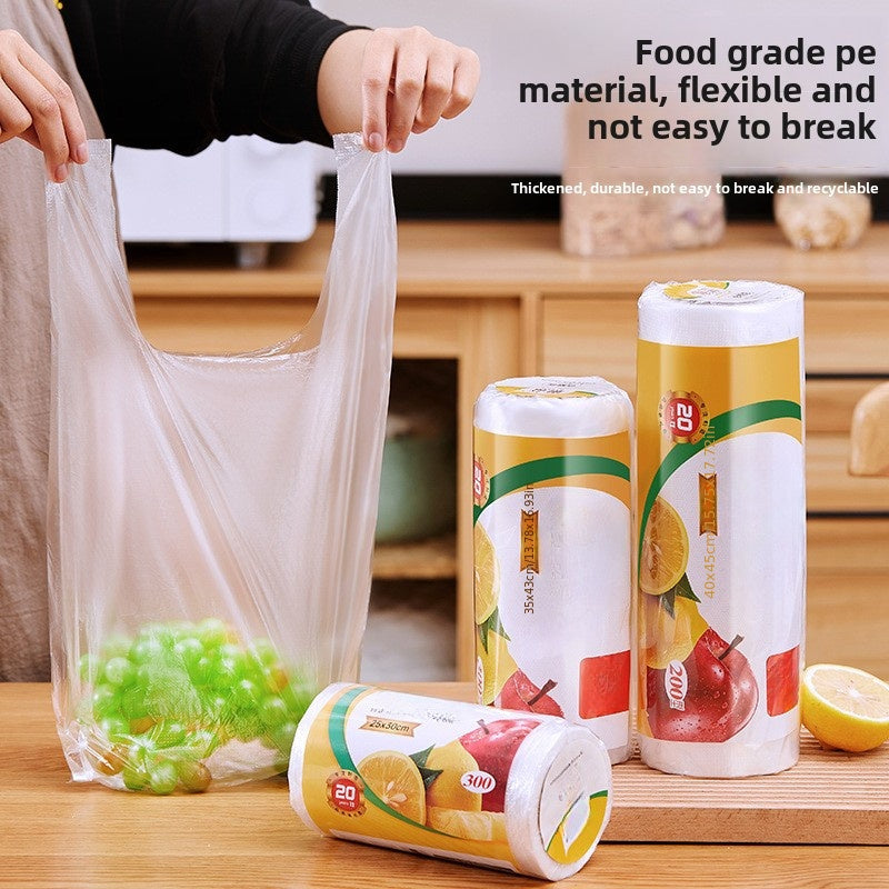 Ассорти упаковка прозрачных одноразовых пакетов для хранения продуктов - безопасно для контакта с пищей, идеально подходит для супермаркетов, магазинов у дома, домашних кухонь и ресторанов - содержит различные размеры, включая средние и маленькие.