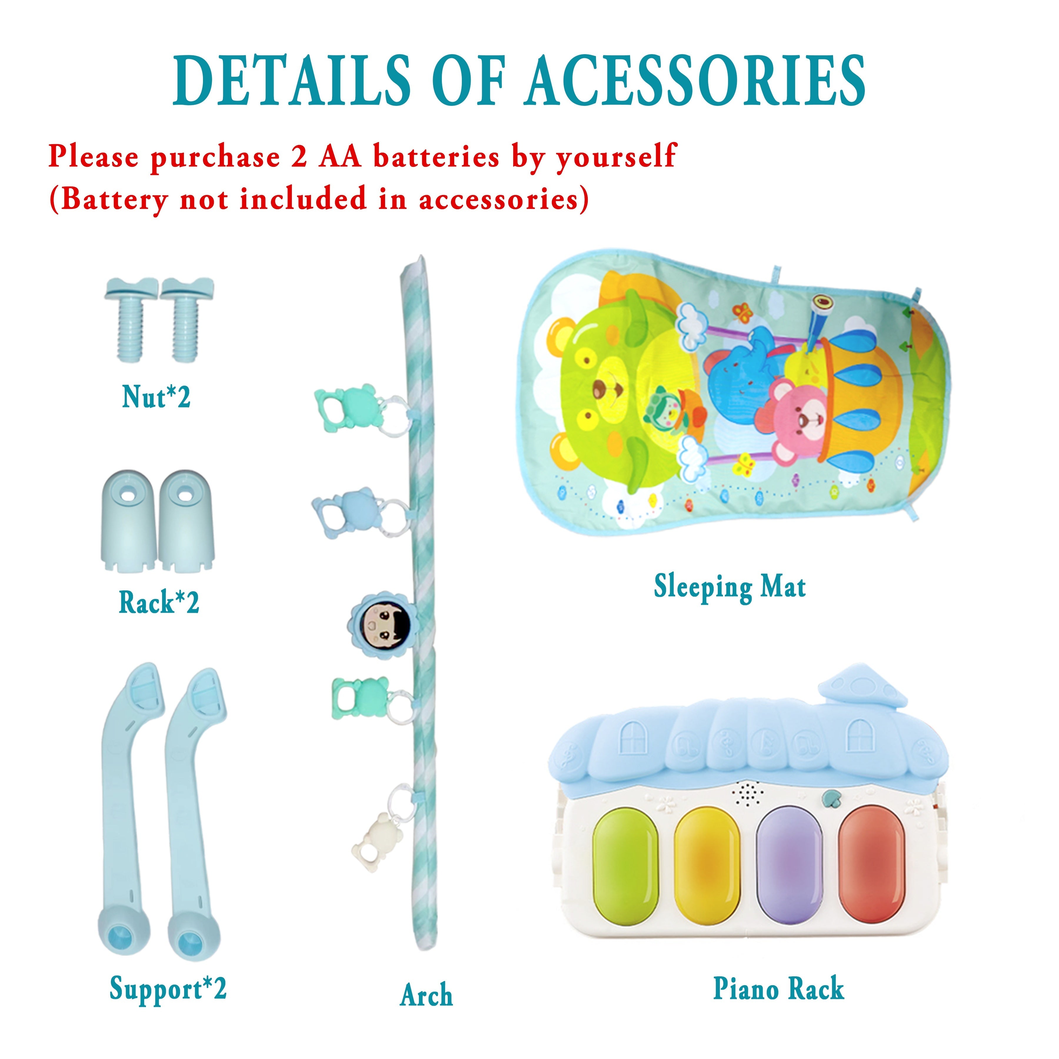 "Фитнес-подставка для пиано - Модель J8006"