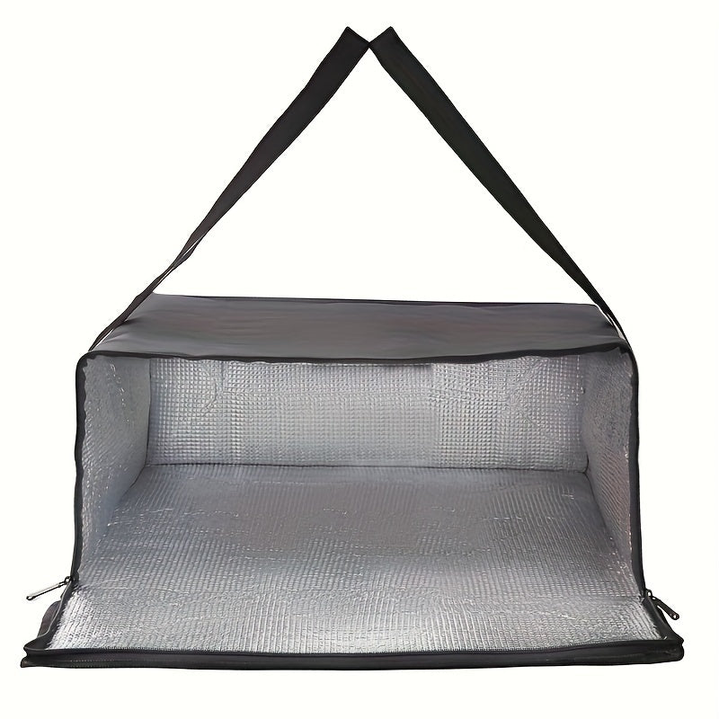 Insulated Pizza Delivery Bag, Sturdy Eco-Friendly Lunch Carrier for Work and School