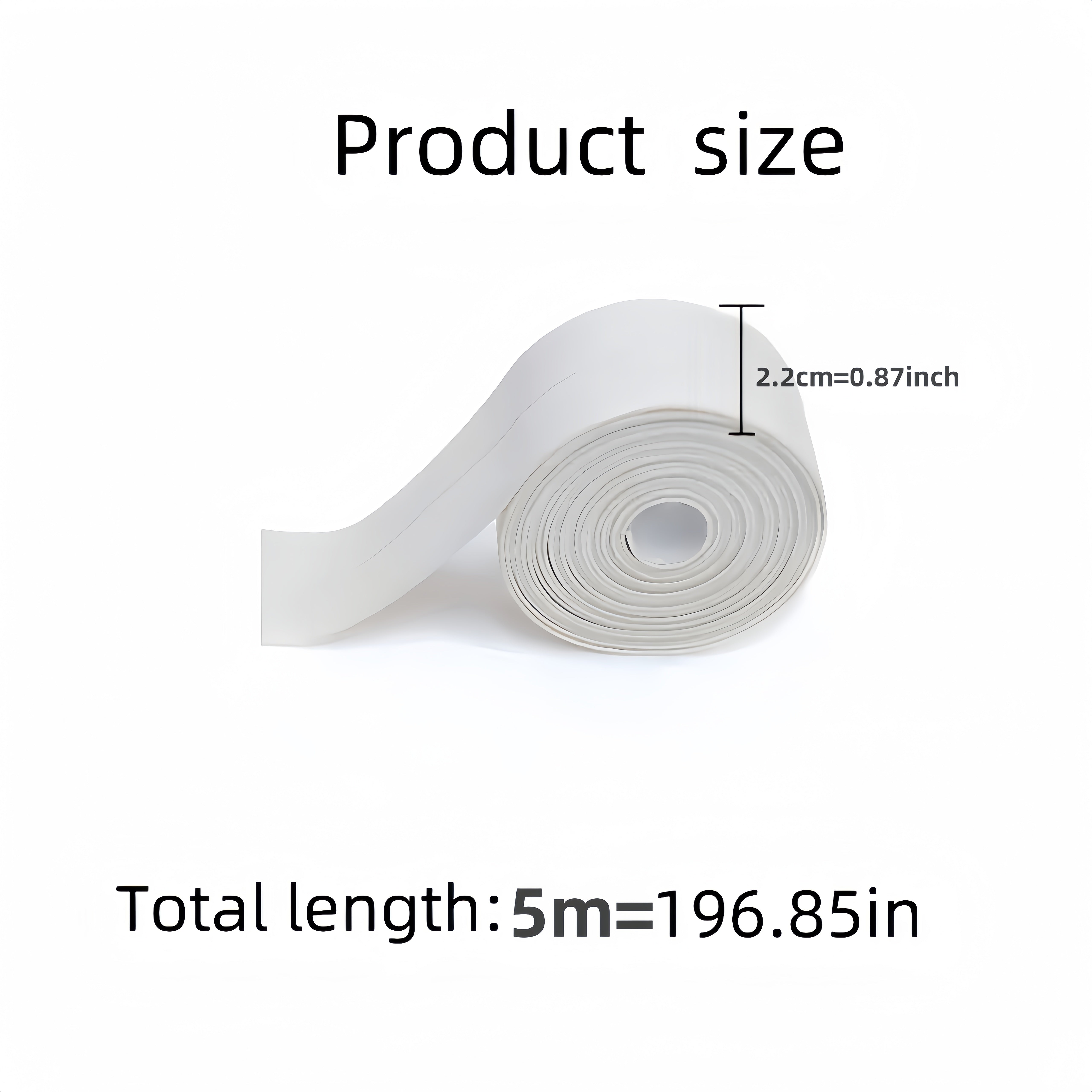 Водонепроницаемая самоклеящаяся защита края туалета для защиты от брызг мочи. Прочный 5-метровый полоска с универсальной посадкой.