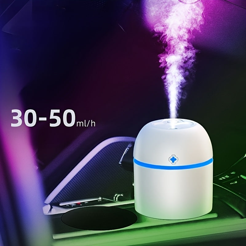 USB Aroma Diffuser Humidifier Set with Colorful LED Lights, 3 Sizes