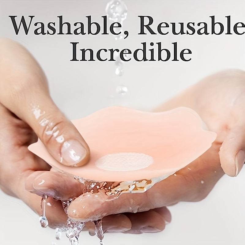 Self-Adhesive Silicone Nipple Covers 9 Pairs Invisible Strapless Breast Lift Women