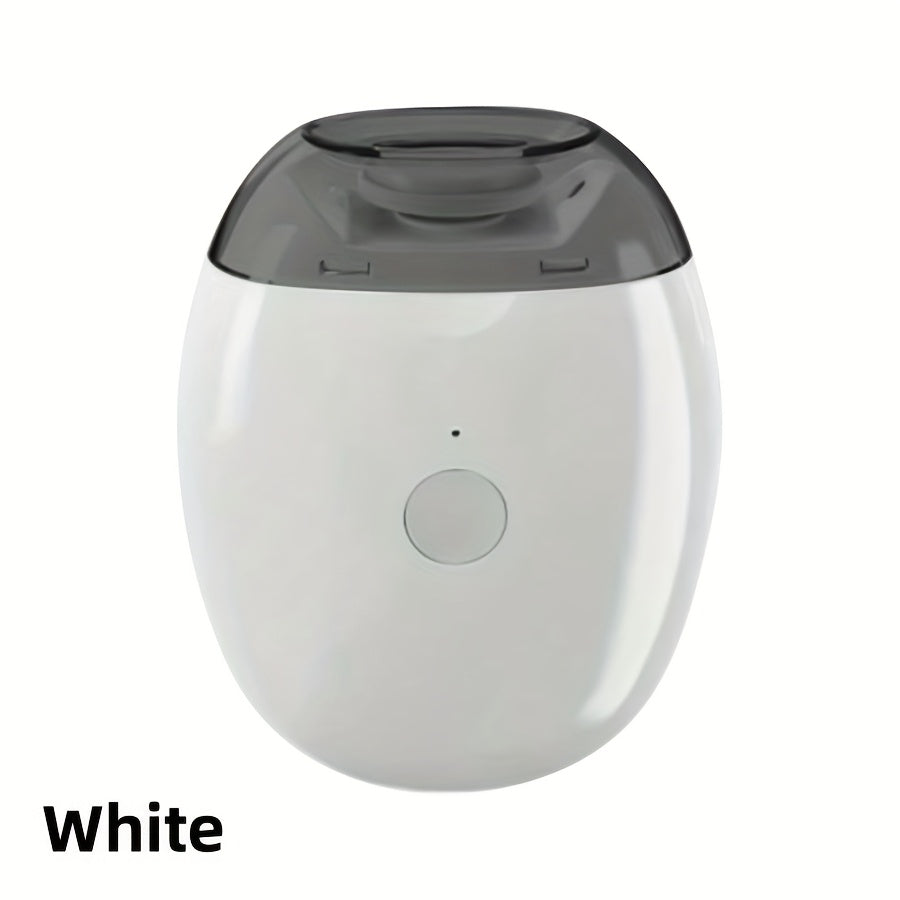 Portable Electric Nail Trimmer with USB Rechargeable Battery and LED Light