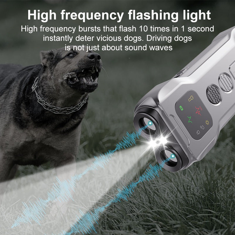 Dog Training Device with Bark Stopper and Screen Lighting