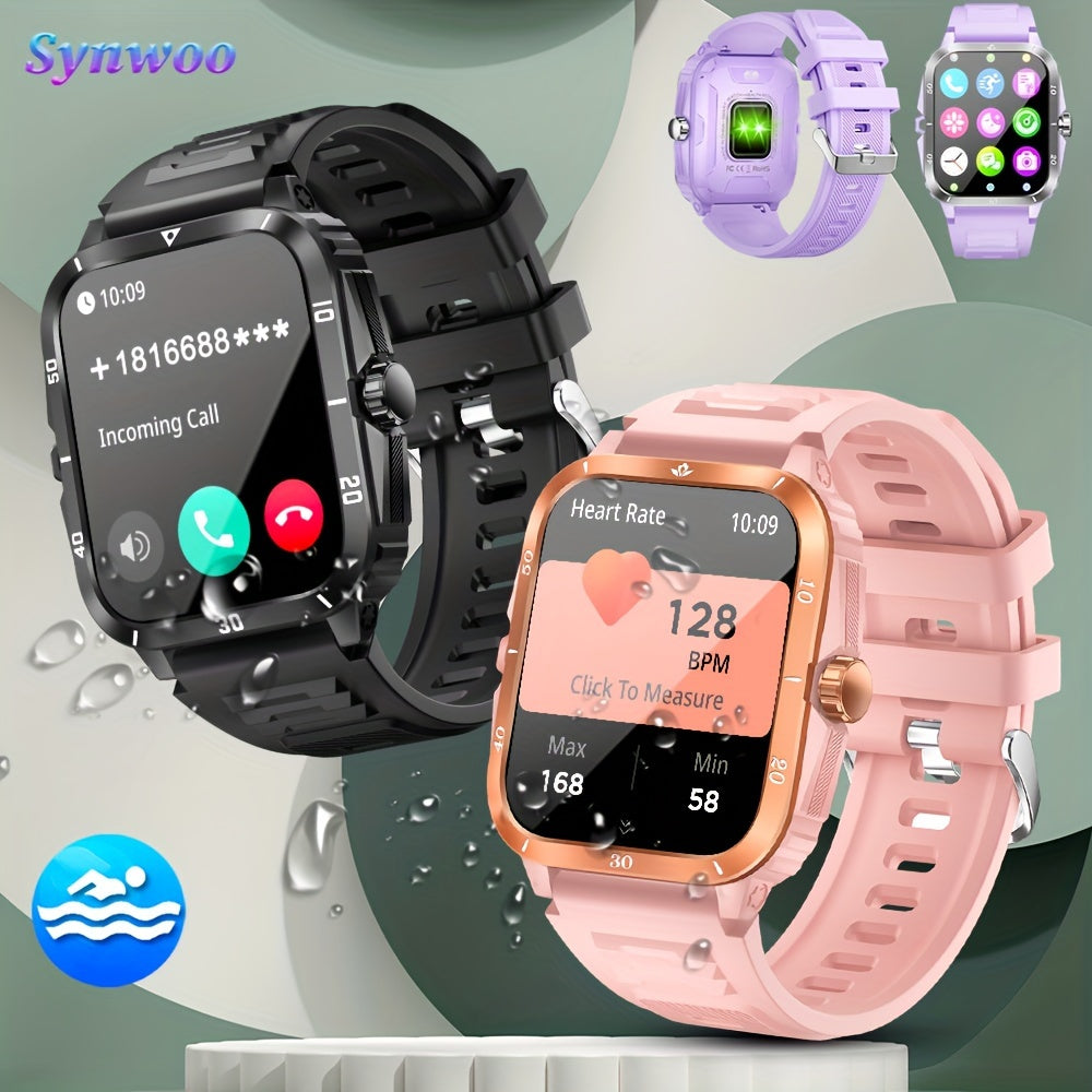 Aqlli soat 4.98cm diametrli sensorli ekran bilan, qo'ng'iroq qilish funksiyasi va 100+ sport rejimi bilan