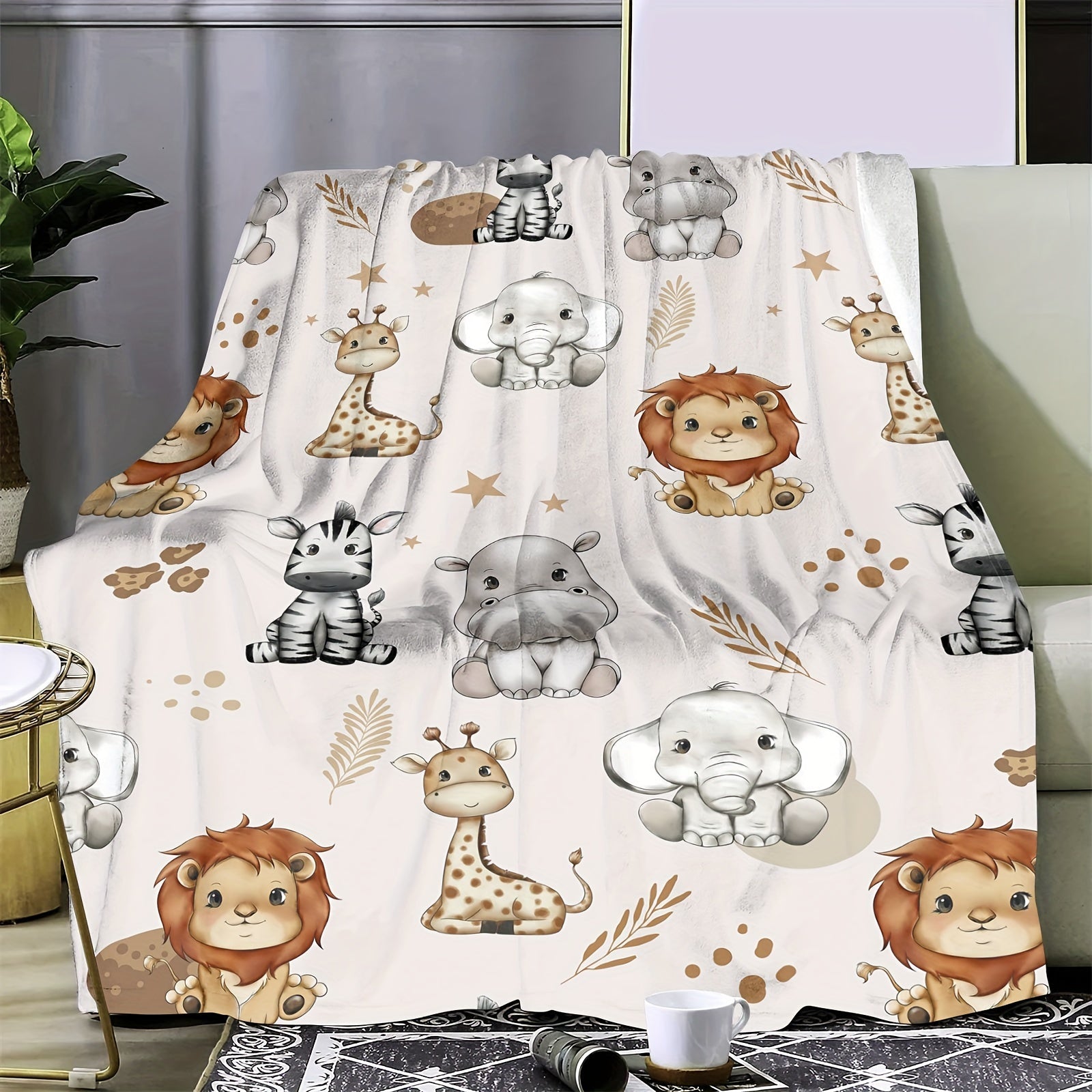 Manta de franela para adultos, cálida y acogedora para cama, sofá, sillón, regalo