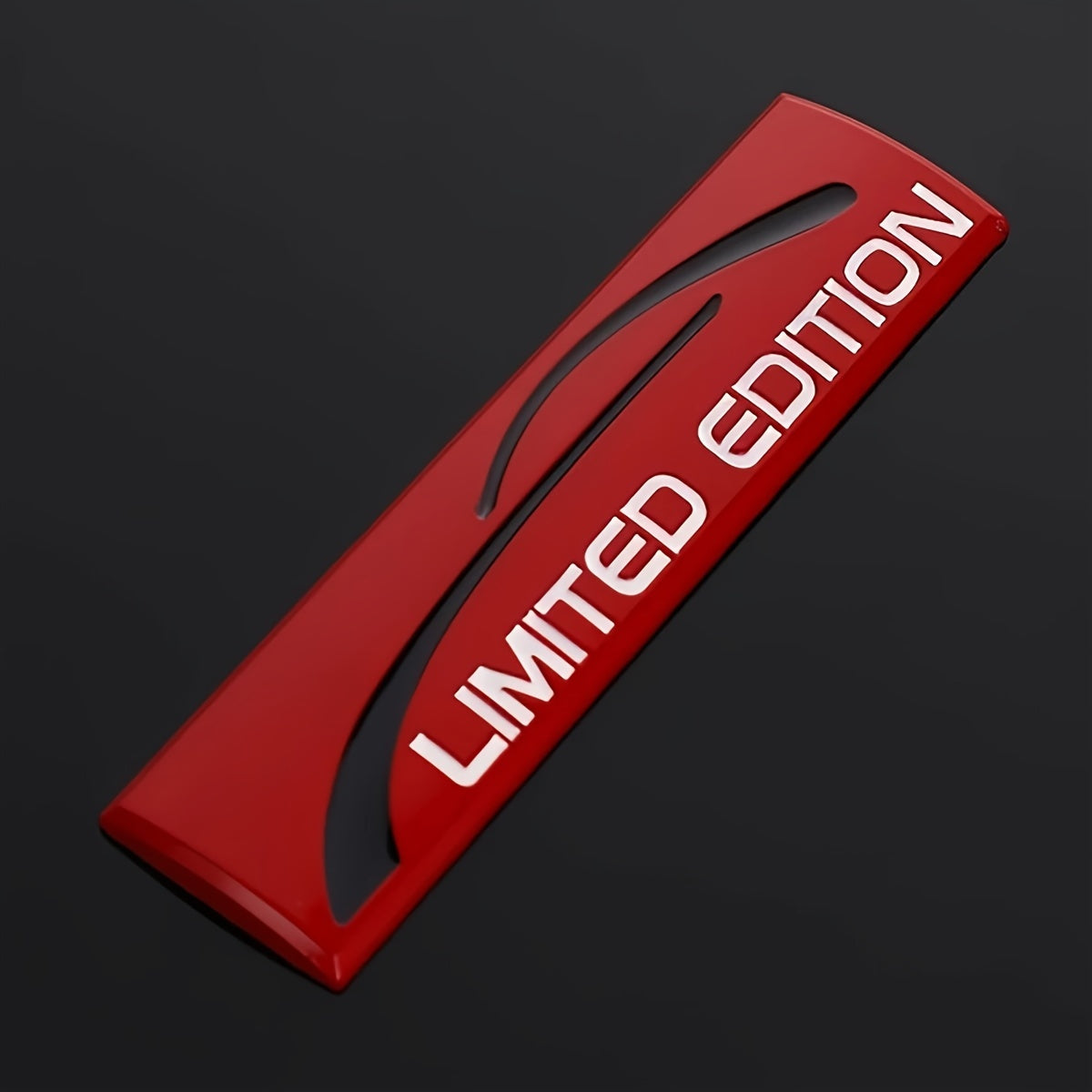 Insignia de pegatina de coche de metal cromado edición limitada, emblema, calcomanía, ajuste universal