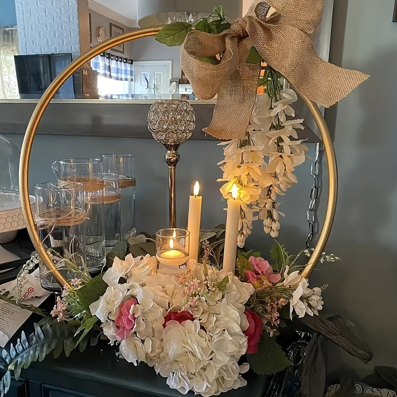 Six Modern LED Taper Candles with Flickering Flame Effect Remote Control Timer Adjustable Lighting Battery-Operated