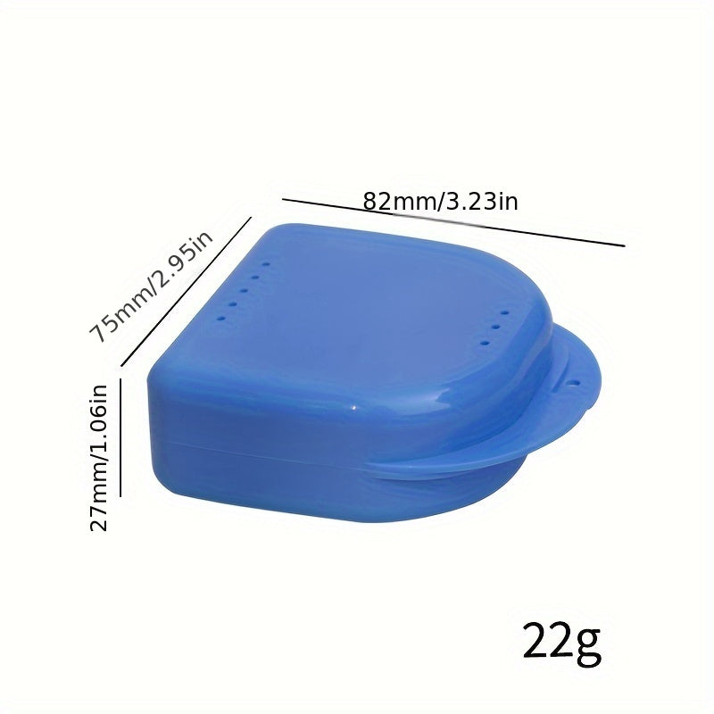 Denture Storage Box Portable Tooth Sleeve Box Organizer