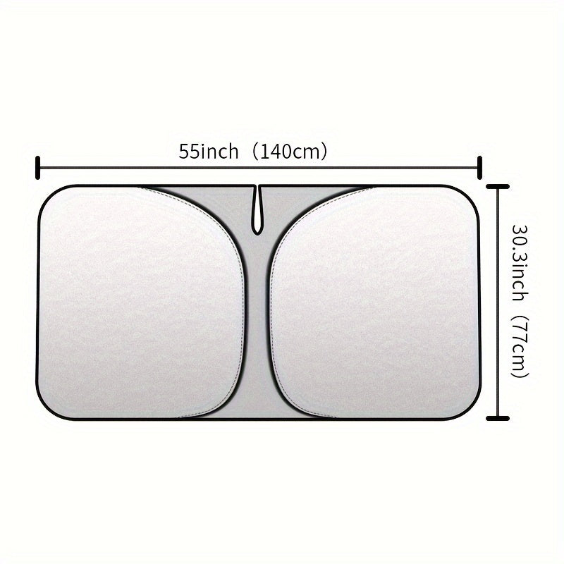 2024 Автомобильный солнцезащитный козырек переднего окна тепловой щит внутреннее покрытие лобового стекла универсальное
