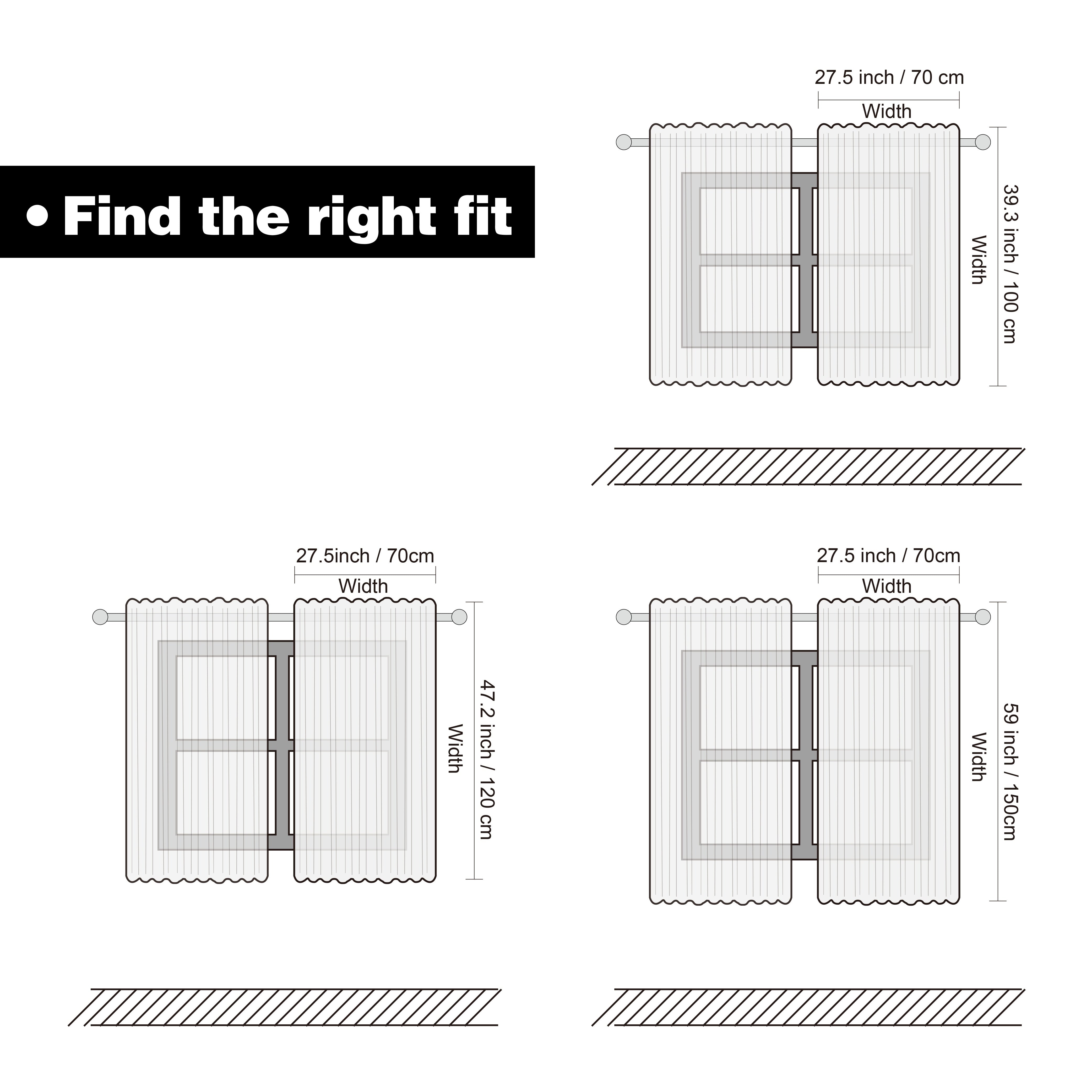 Starry Sky Galaxy Window Curtains with Star Pattern for Bedroom Living Room and Kitchen