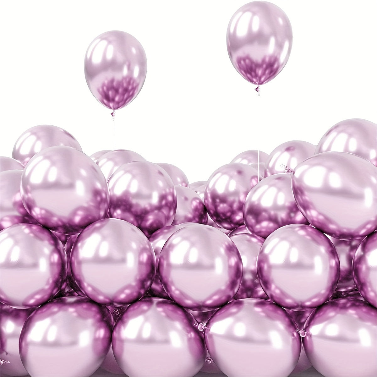 Metallic Balloons for Party Decorations, 50 Pack