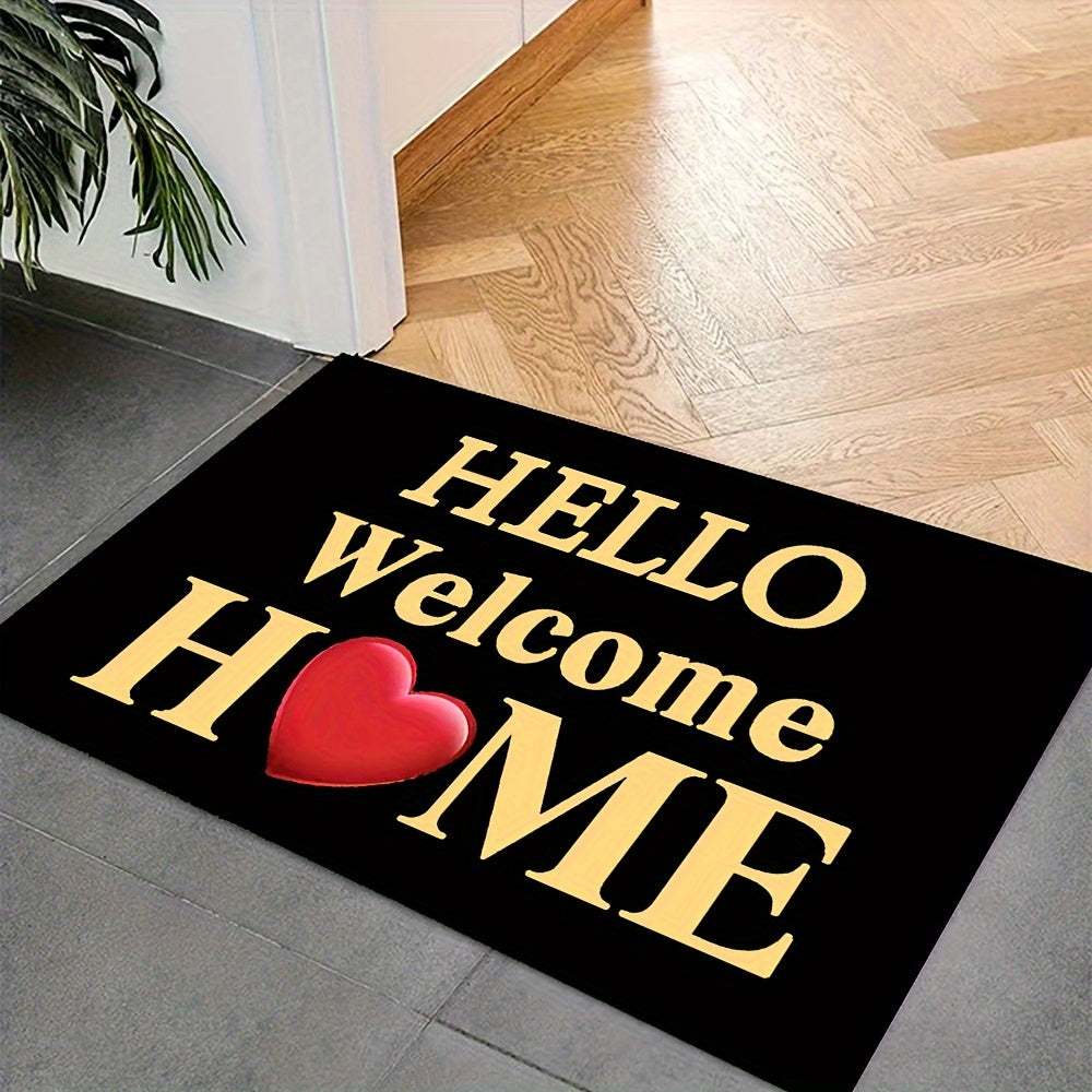 Felpudo de bienvenida para el hogar, interior y exterior, alfombra antideslizante, alfombra para autocaravana, patio, alfombra