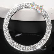 Ayollar uchun Rhinestone Kelebek Taqiqlash Uzuklari Avtomobil Ichki Dekori