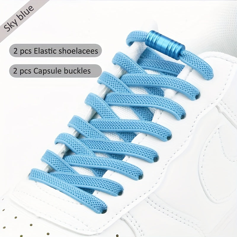 Uniseks elastik rang-barang toʻqilgan poyabzal lentalari uchun sneakers va kundalik poyabzal