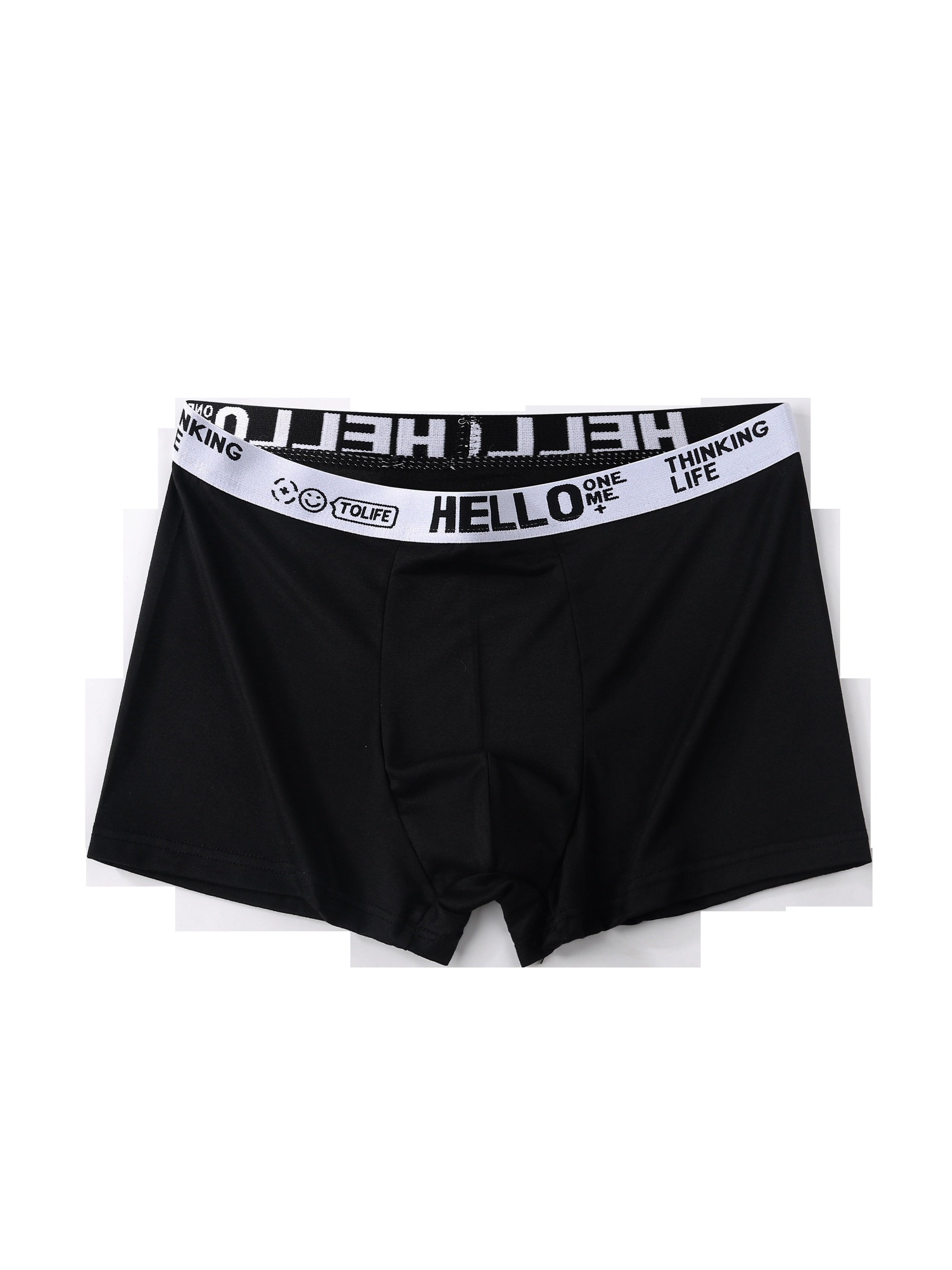 Men's Boxer Shorts with Geometric Patterns Stretch Polyester Breathable Soft Casual Sports