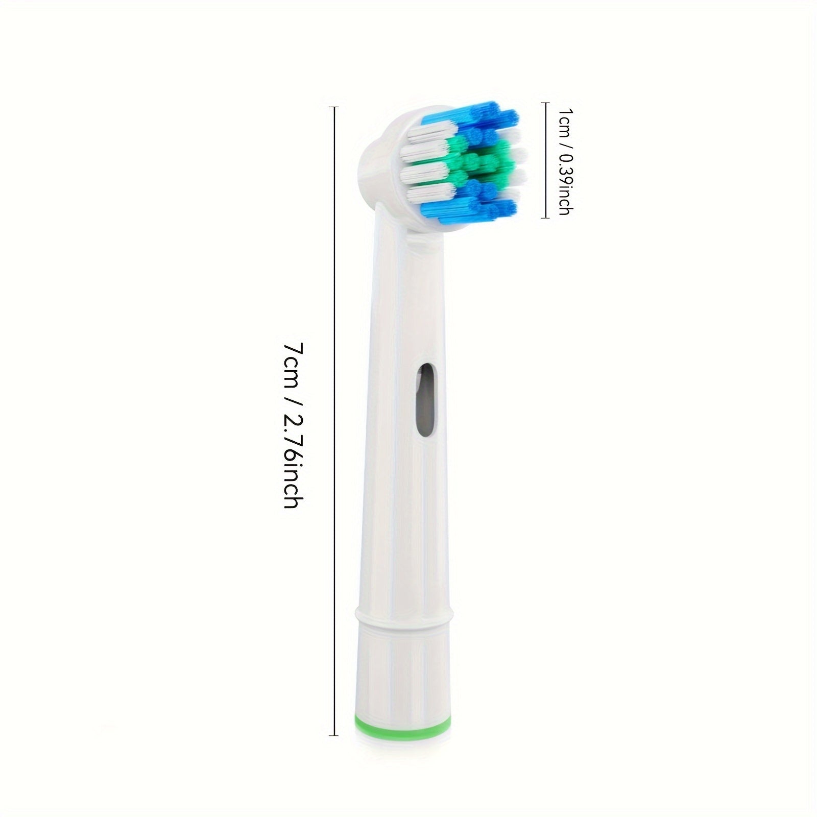 Replacement Toothbrush Heads for Precision Clean 4/8 Pack White