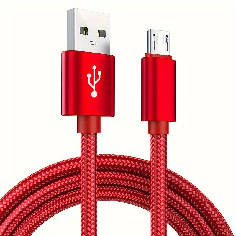 Nylon Braided Micro USB Cable for Fast Charging Android Phones