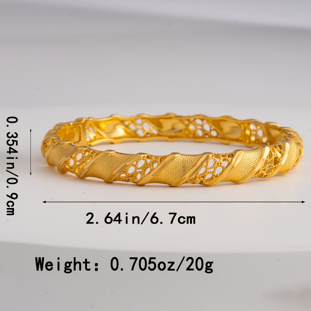 Women’s Copper Open Cuff Bangle Bracelet Adjustable Jewelry for Daily Wear and Occasions