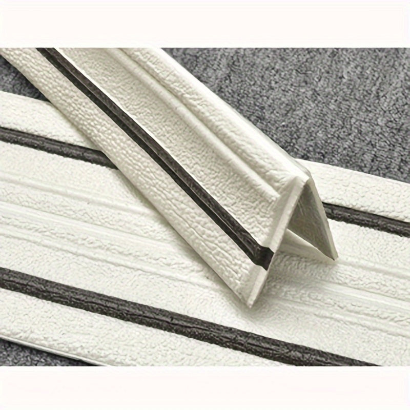Self-Adhesive Foam Wall Edge Trim Waterproof Easy to Install 230cm x 14cm