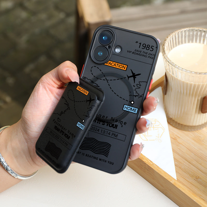 Роскошный набор чехлов для телефонов с аэрокосмическим дизайном для iPhone 11 Pro Max с магнитным зажимом для карт