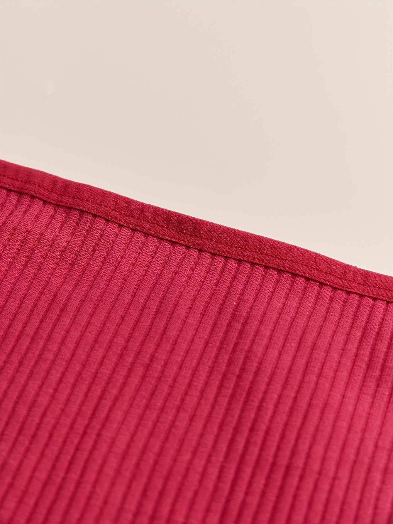 Women’s Cotton Briefs Set 4 Pieces Mid Rise Lace Solid Comfortable Stretchy