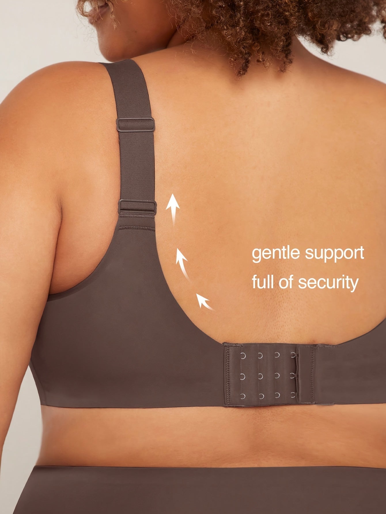 Plus-Size Women's Adjustable Strap High Support Tank Top Bra Yoga Gym Running Activewear