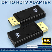 DisplayPort to HDTV Converter 4K Male to Female High-Resolution Adapter