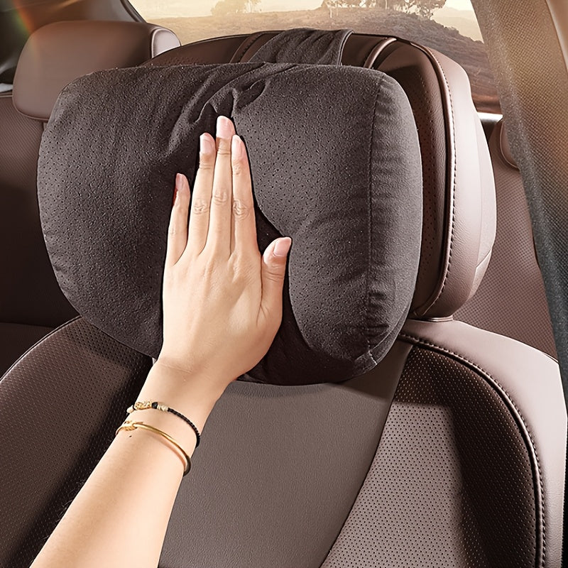 2pcs Soft Breathable Car Headrests Adjustable Neck Support Comfort Accessories