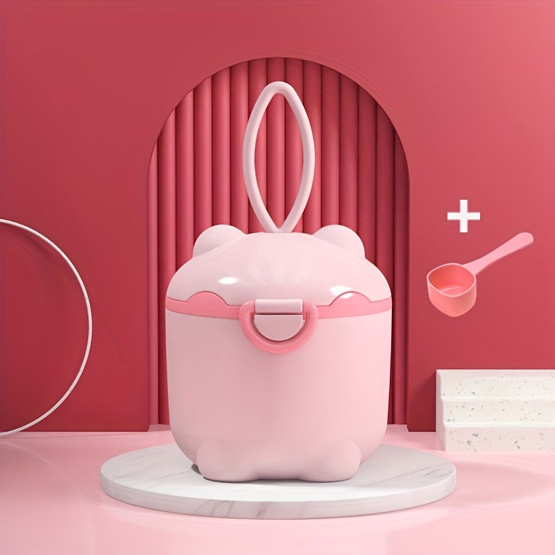 Four-Layer Milk Powder Storage Container with Rotating Snack Box Food Organizer