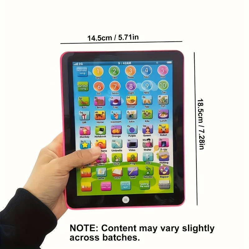 Educational Tablet for Kids 7.13 Inch Touch Voice Storytelling ABS Blue Pink