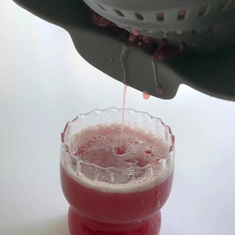 Silikon mikserli elakcha uchun sabzavotlar va makaronlar, idishlar va kastrullar uchun oziq-ovqat oqizi uchun asbob