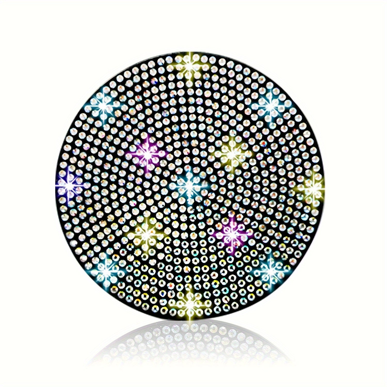 Universal Silicone Bling Car Cup Coaster Anti-Slip Rhinestone