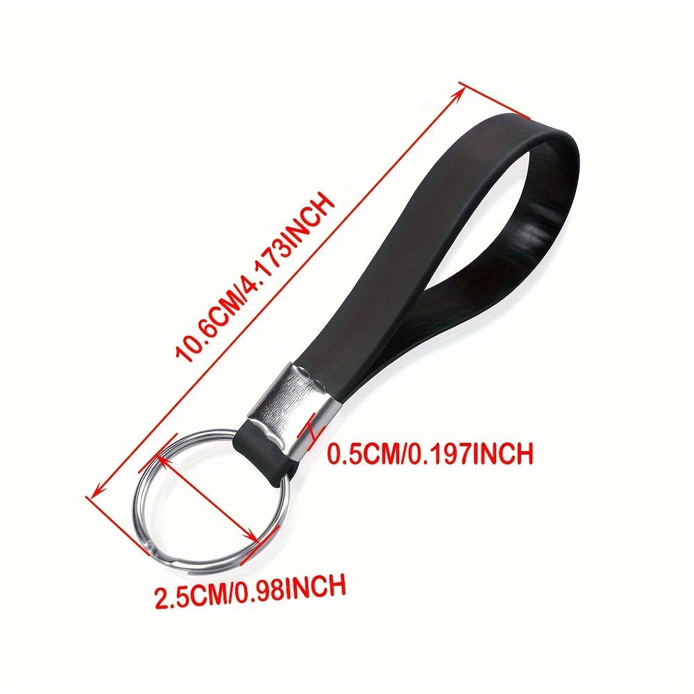 Silicone Key Cover for Car Remote, Universal Fit, Durable Keychain Accessory