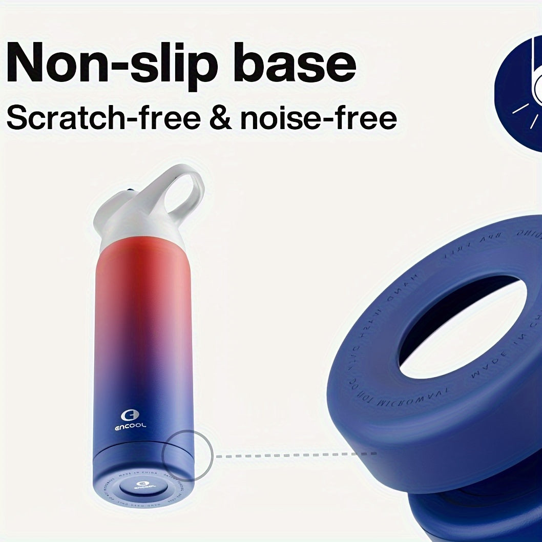 24oz Stainless Steel Water Bottle with Leak-Proof Tritan Lid and Carry Loop