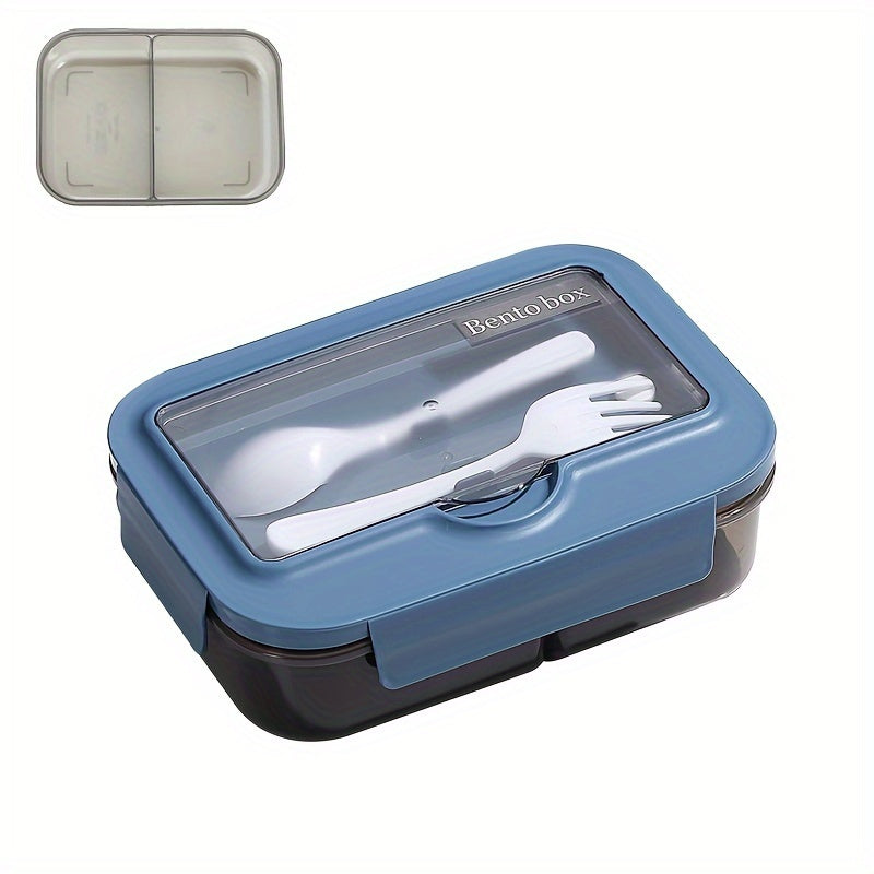 Leak-Proof Double-Layer Lunch Box Large Capacity Microwave Safe Portable Meal Container