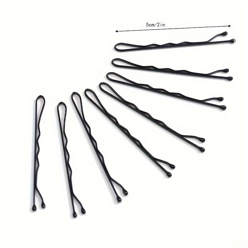100 Pcs Hair Pins Kit for Women Girls Bobby Clips Hairdressing with Storage Box
