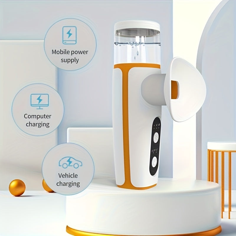 Uniseks portativ USB qayta to'ldiriladigan ko'z bug'lantiruvchi purkagich sovuq issiq namlantiruvchi