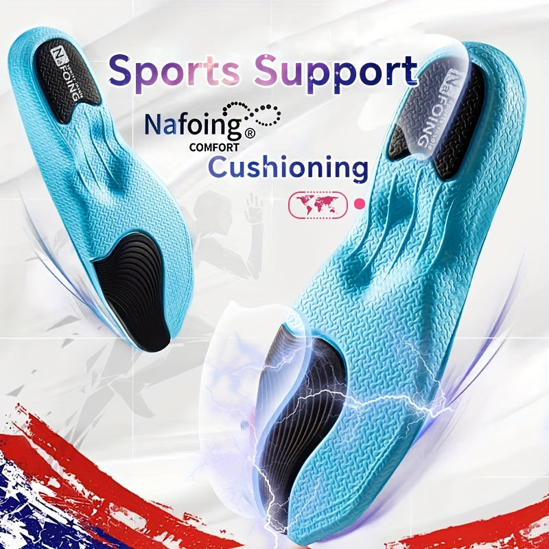 Men Women Breathable Flat Sole Insoles Cushioned Shoe Pads