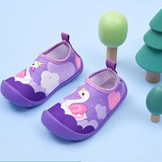 Kids Water Shoes Boys Girls Mermaid Beach Slip-On Non-Slip Quick-Dry Breathable Fabric for Spring Summer