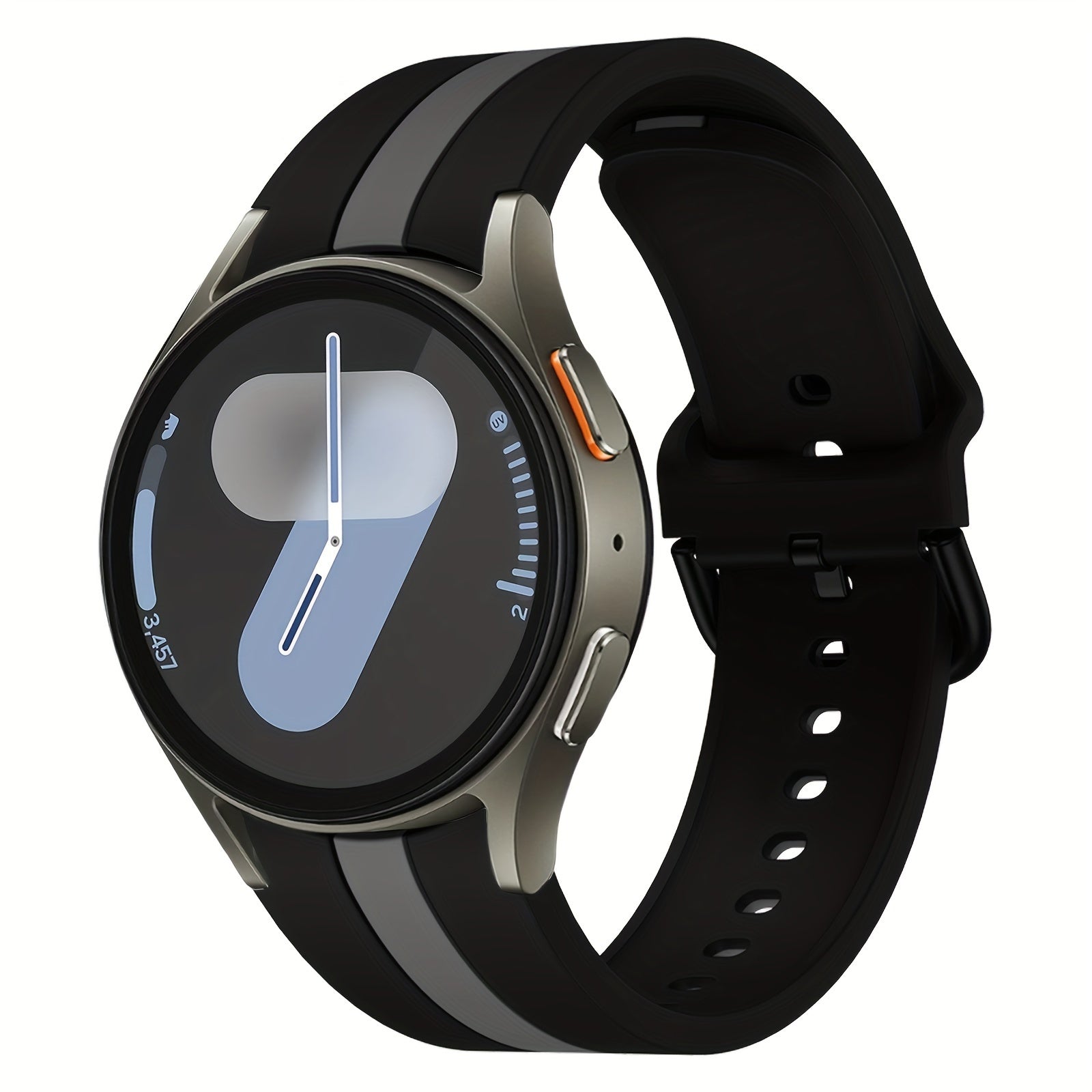 Soft Silicone Sport Watch Band for Men Women Compatible with Samsung Galaxy Watch 4 5 6 7