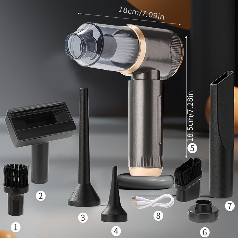 Wireless Portable Vacuum Cleaner with Strong Suction for Car and Home