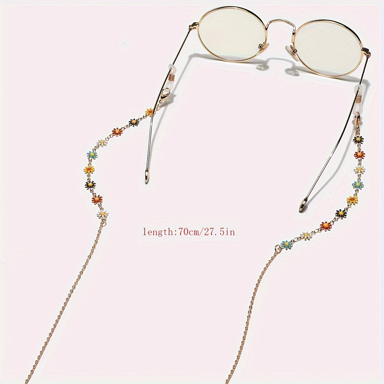 Anti-slip Daisy Flower Design Sunglass Lanyard for Glasses and Face Masks