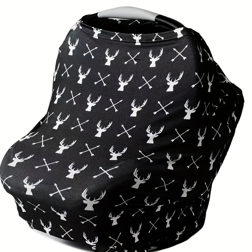 Multi-Use Car Seat Cover for Nursing, Breastfeeding, Pram, High Chair, and Car Seat